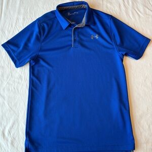 Under Armour Men's Vibrant Blue Polo
